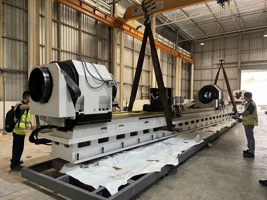 EOOE 수압 SRB 스키빙 연소 기계 ISO9001 칩 컨베이어