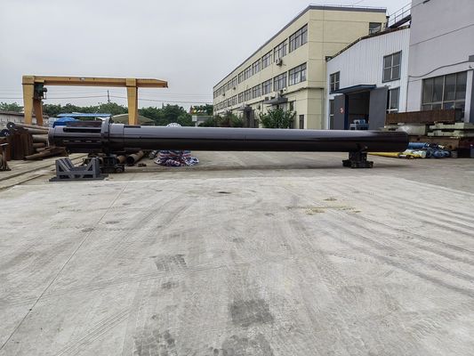 탄탄한 건설 수압 실린더 크롬 접착 자율 제어 반 회전