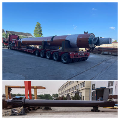 탄탄한 건설 수압 실린더 크롬 접착 자율 제어 반 회전